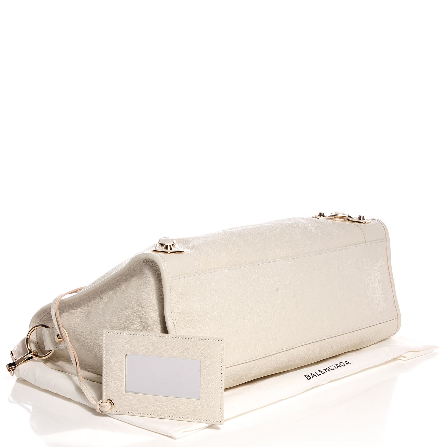 Balenciaga Chevre Gold Metallic Edge Hardware City Cream 5 of 14