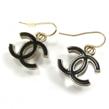 Chanel CC Dangle Earrings Black 1 of 4