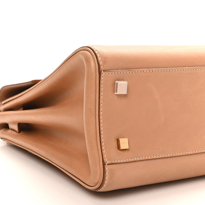 Saint Laurent Shiny Calfskin Le Fermoir Top Handle Bag Vintage Brown 8 of 10
