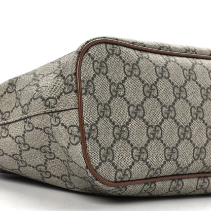 Gucci Soft GG Supreme Monogram Small Crossbody Tote Beige Cuir 8 of 9