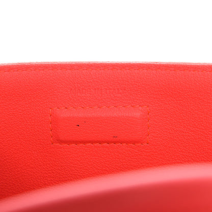 Christian Dior Grained Calfskin Mini Diorever Flap Fluorescent Goji Pink 9 of 10