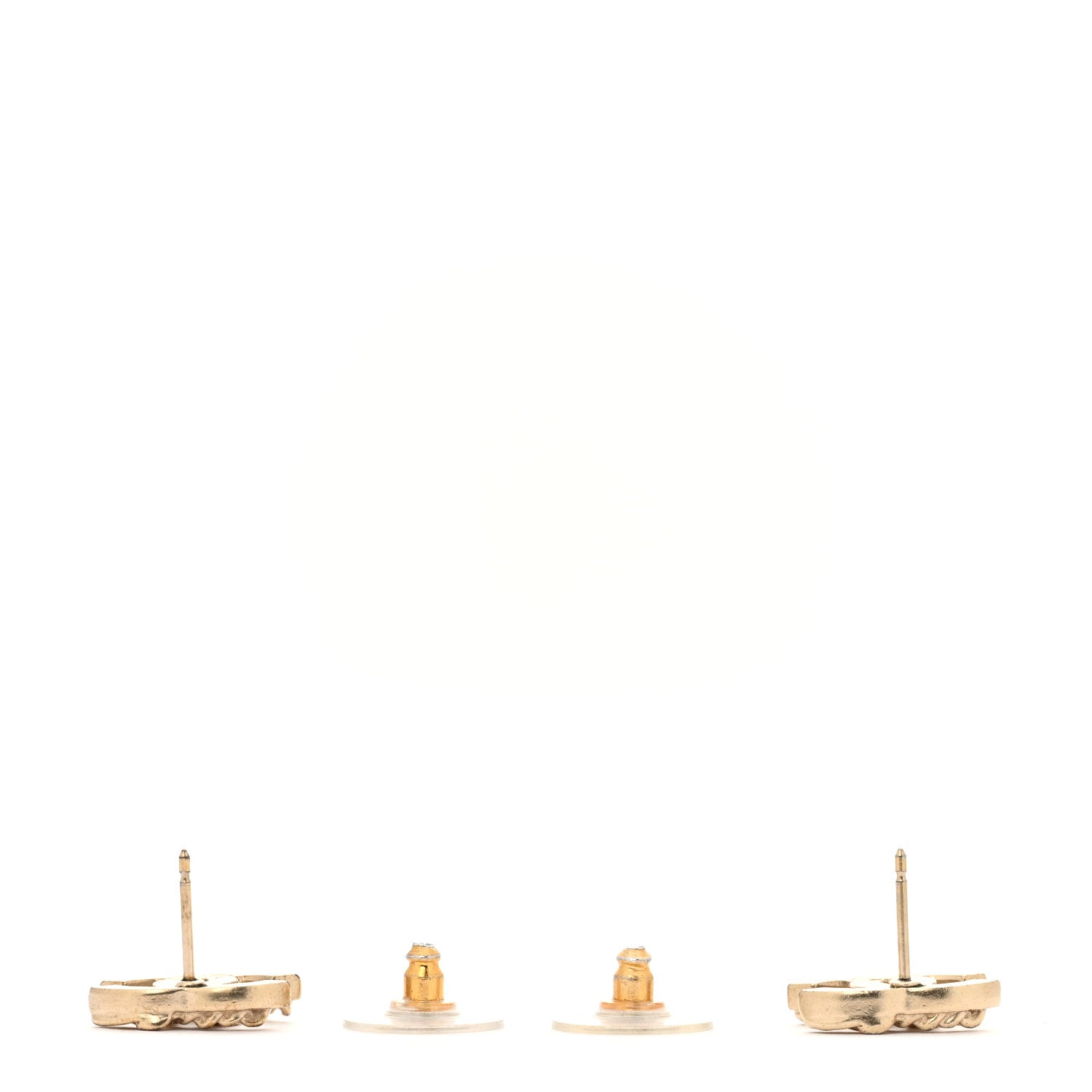 Chanel CC Chain Earrings Gold 3 of 4