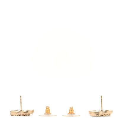 Chanel CC Chain Earrings Gold 3 of 4