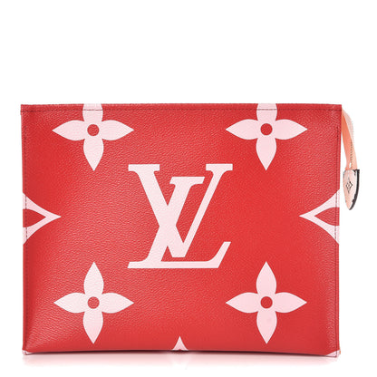 Louis Vuitton Monogram Giant Toiletry Pouch 26 Rouge 1 of 9