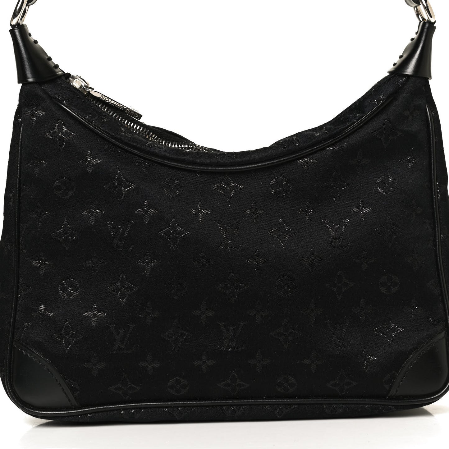 Satin Monogram Little Boulogne Black