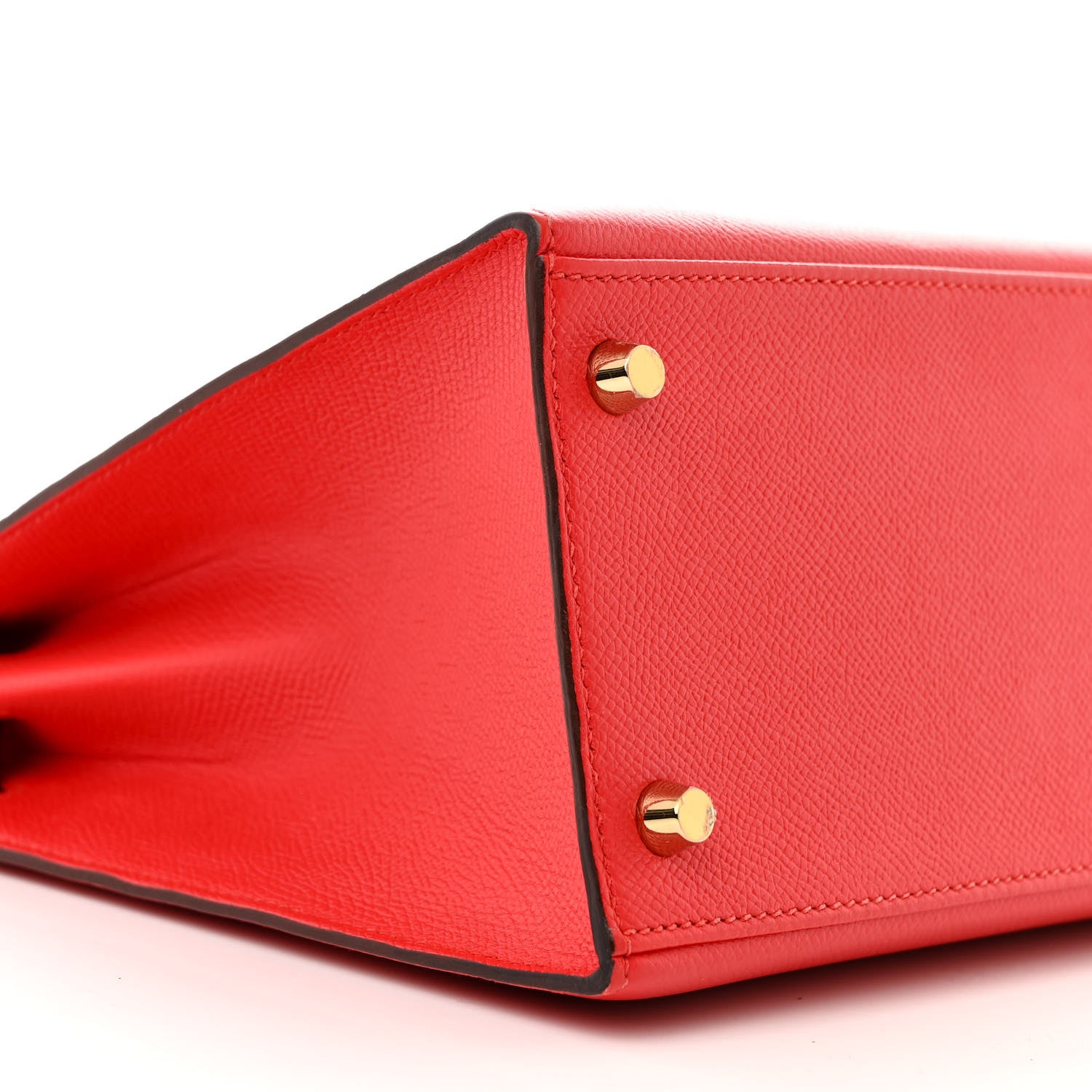 Hermes Epsom Kelly Sellier 28 Rouge Tomate 17 of 29