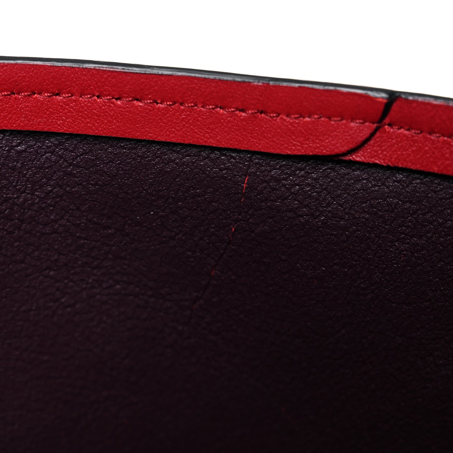 City Calfskin Shopping Tote Red