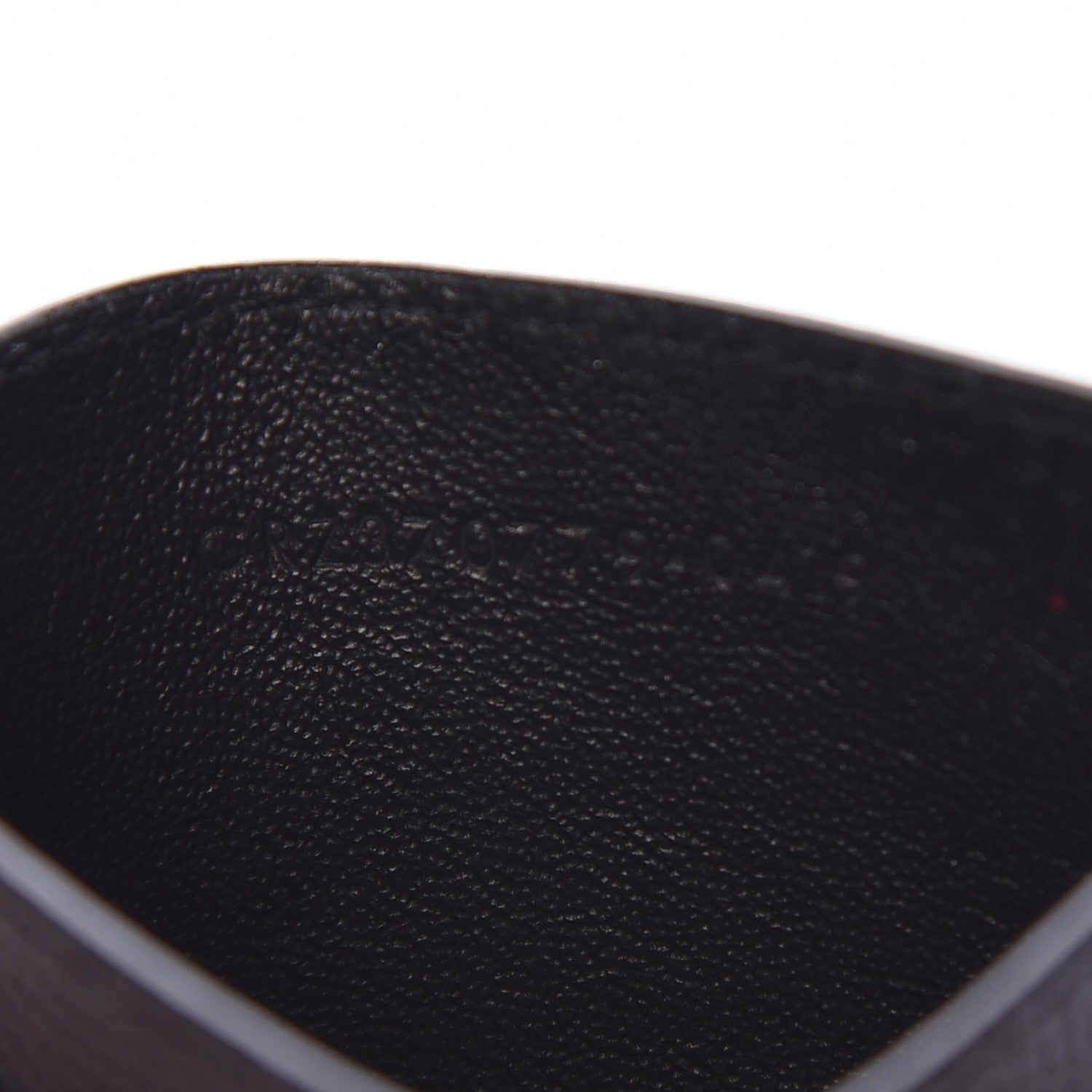 Saint Laurent Grain De Poudre Musical Notes Credit Card Case Black 7 of 8