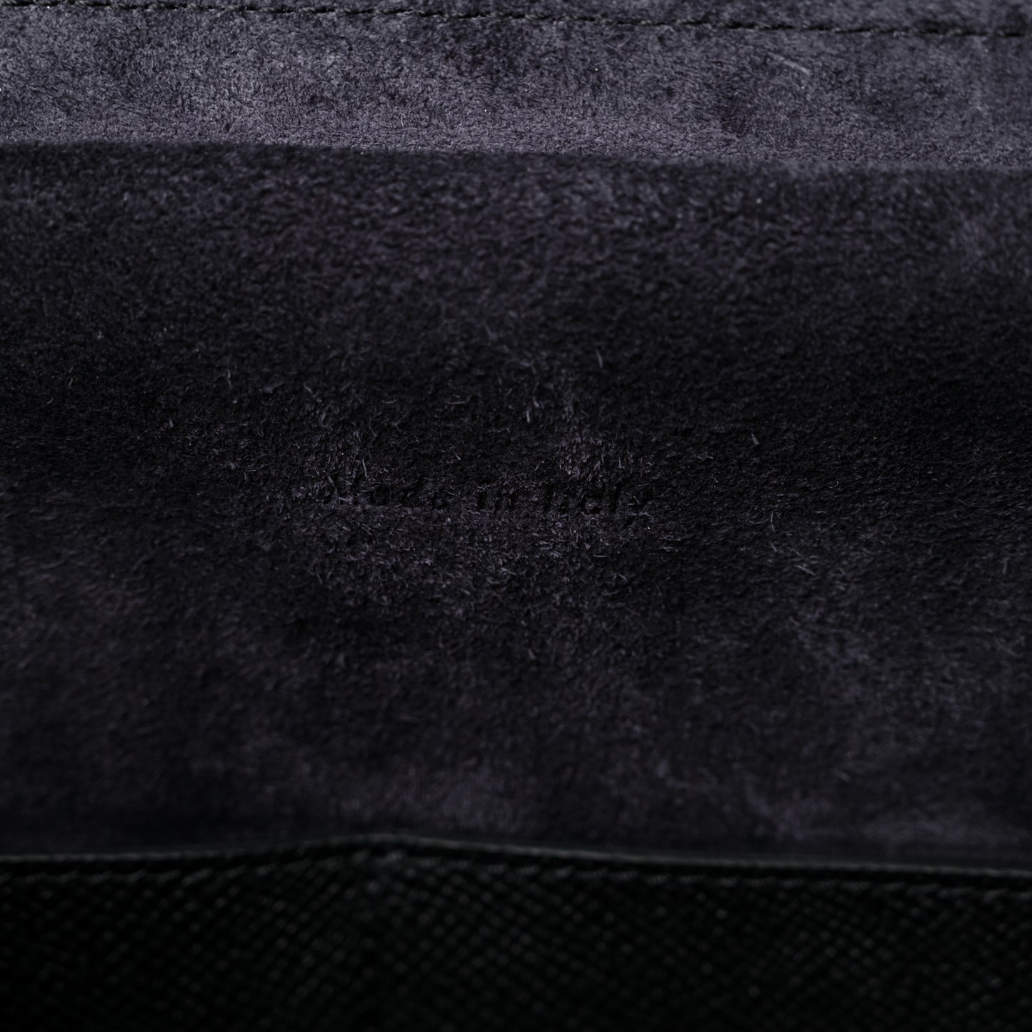 Grained Calfskin Mini Belt Bag Black
