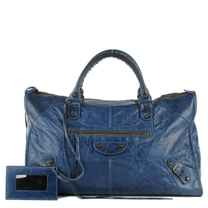 Balenciaga Chevre Classic Hardware Work Navy 1 of 8