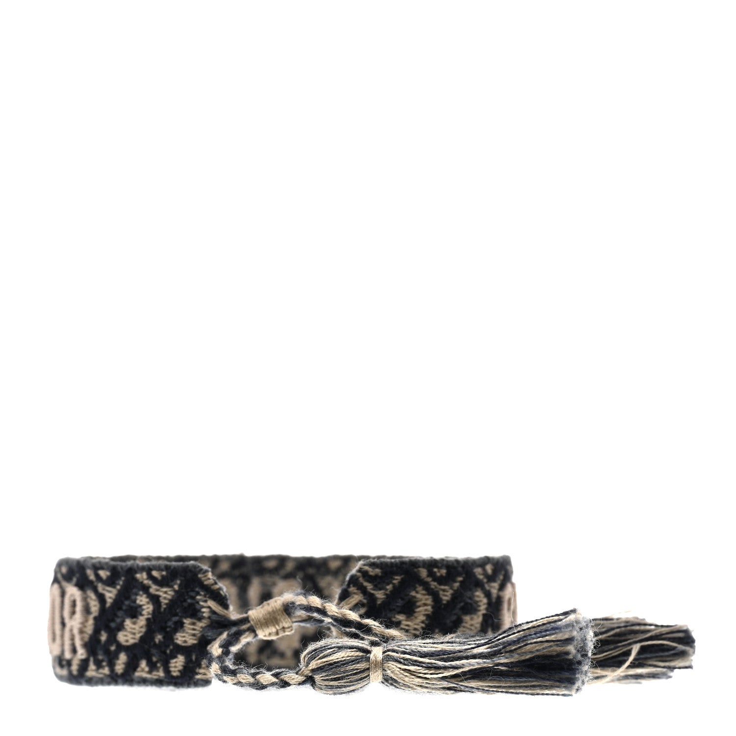 Christian Dior Woven Cotton J'Adior Friendship Bracelet Navy 3 of 3