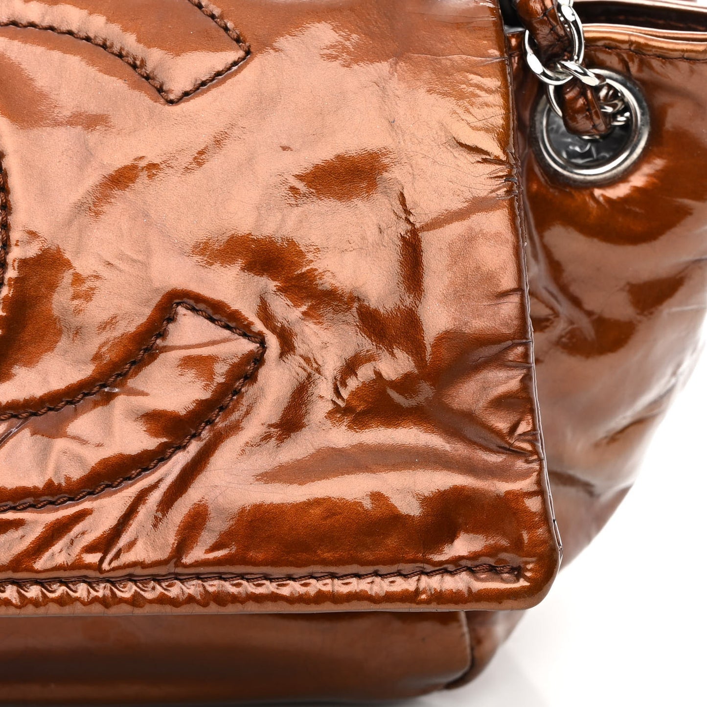 Patent Accordion CC Flap Bronze