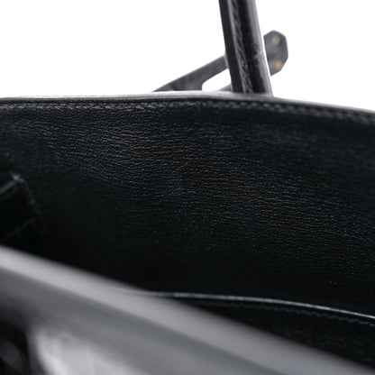 Hermes Shiny Niloticus Crocodile Birkin 30 Black 11 of 12