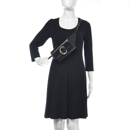 Chloe Calfskin Suede C Belt Bag Black 2 of 9