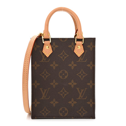 Louis Vuitton Monogram Petit Sac Plat 1 of 12