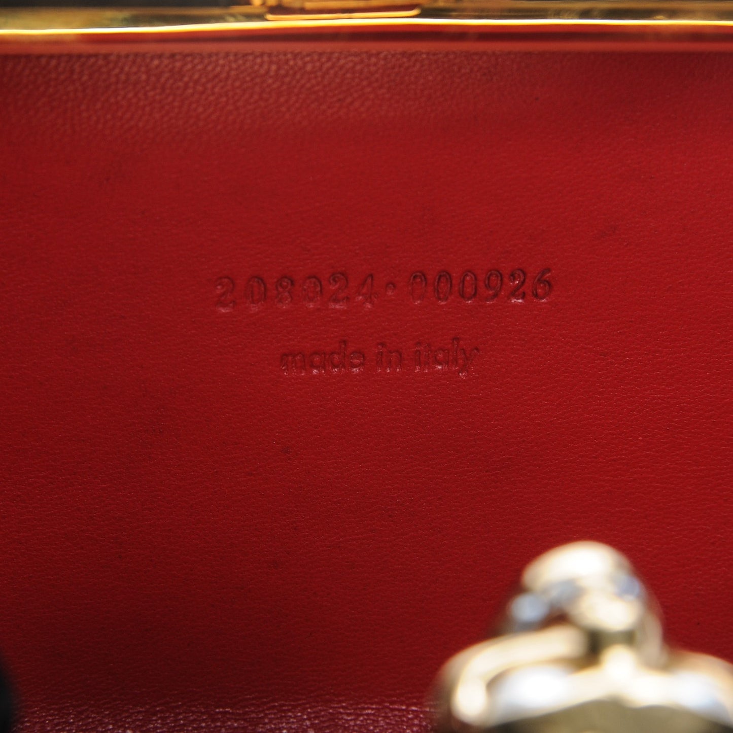 Patent Calfskin Britannia Skull Box Clutch Red Blue