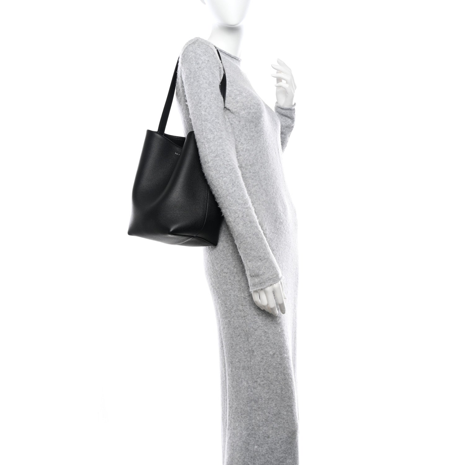 The Row Grained Calfskin Medium N/S Park Tote Black 2 of 9