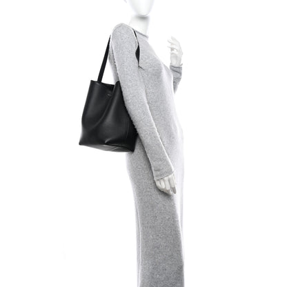 The Row Grained Calfskin Medium N/S Park Tote Black 2 of 9