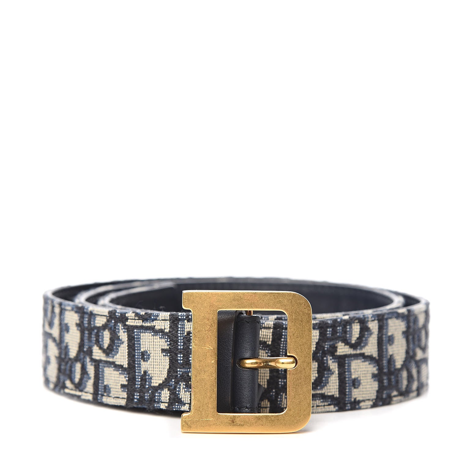 Christian Dior Oblique 35mm Diorquake Belt 90 Blue Multi 1 of 7