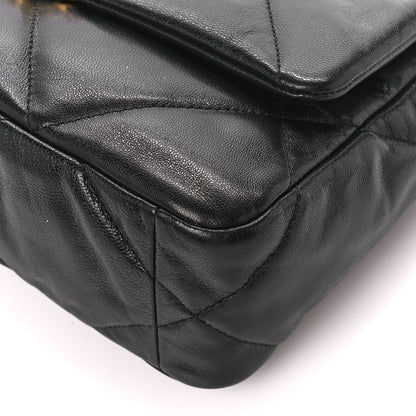 Chanel Goatskin Quilted Medium Chanel 19 Flap Black 10 of 11