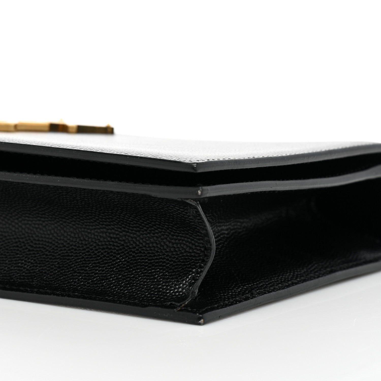 Saint Laurent Grain De Poudre Classic Monogram Kate Clutch Black 7 of 13