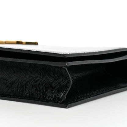 Saint Laurent Grain De Poudre Classic Monogram Kate Clutch Black 7 of 13