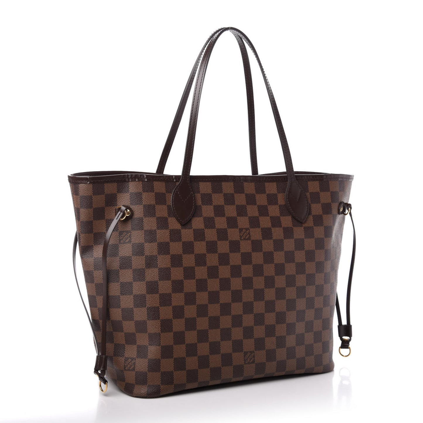 Damier Ebene Neo Neverfull MM Rose Ballerine