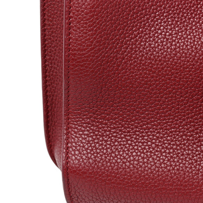 Saint Laurent Grained Calfskin Small Supple Sac De Jour Dark Pallisandre 9 of 9