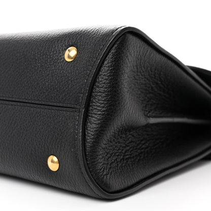 Salvatore Ferragamo Calfskin Small Margot Top Handle Satchel Black 9 of 9