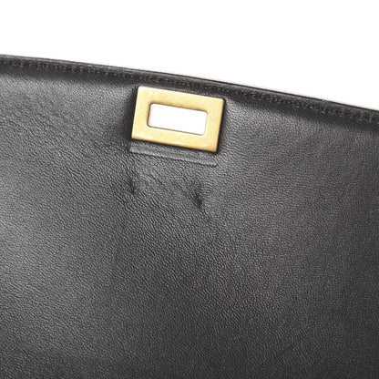 Celine Smooth Calfskin Medium Classic Box Flap Bag Anthracite 8 of 18