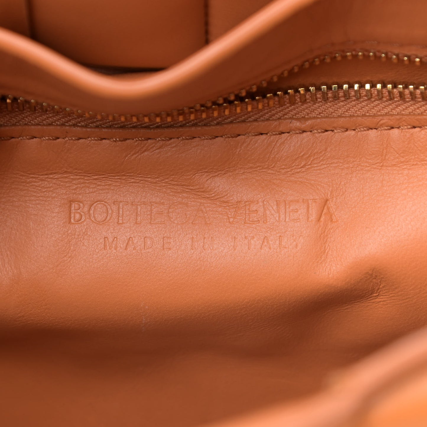 Nappa Maxi Intreccio Padded Cassette Crossbody Bag Clay