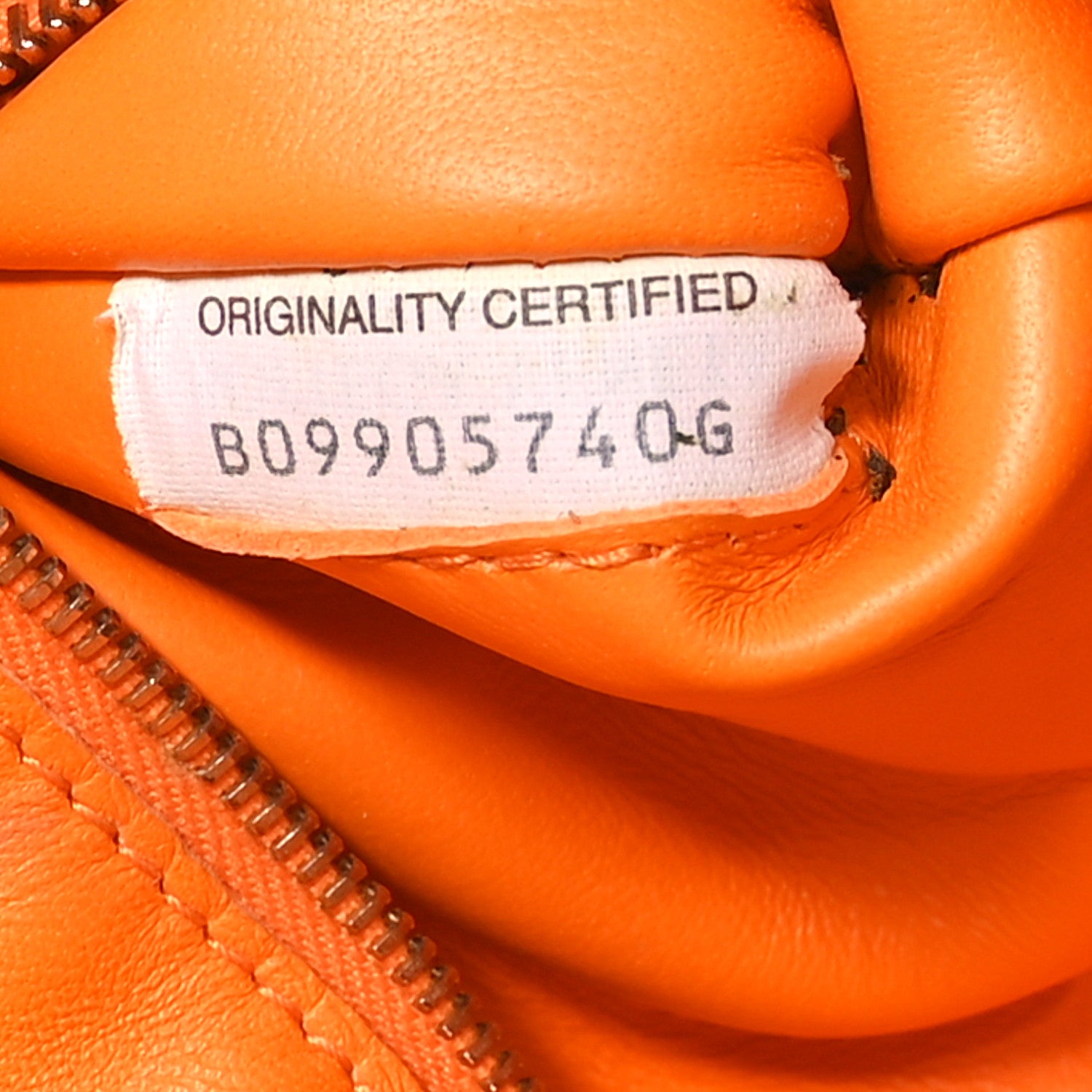 Bottega Veneta Lambskin Maxi Intrecciato Cassette Crossbody Bag Tangerine 7 of 10