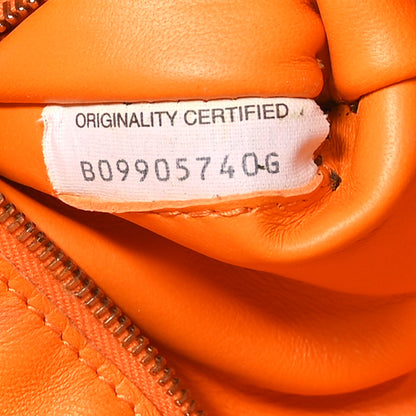 Bottega Veneta Lambskin Maxi Intrecciato Cassette Crossbody Bag Tangerine 7 of 10