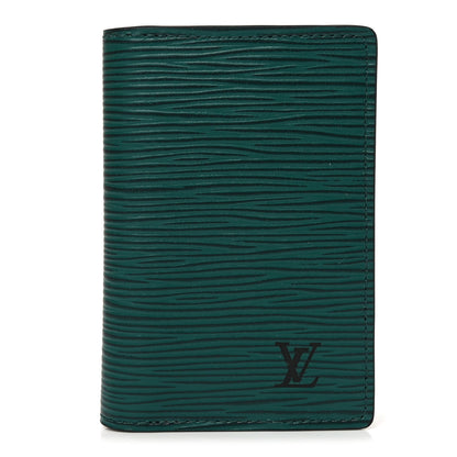 Louis Vuitton Epi Monogram Eclipse Pocket Organizer Deep Green 1 of 7