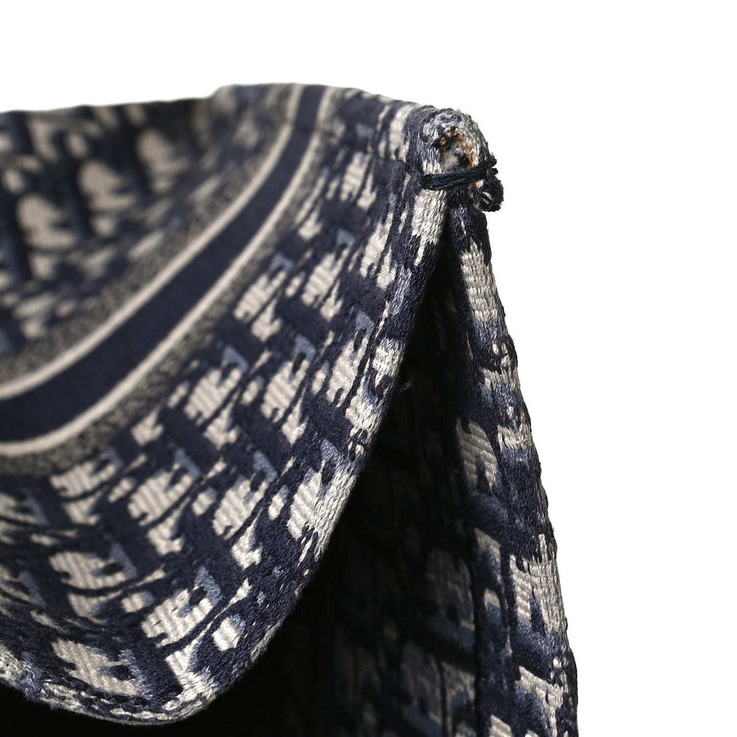 Oblique Book Tote Blue Multicolor