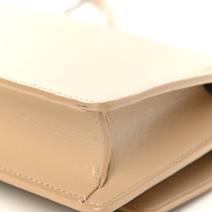 Saint Laurent Calfskin Monogram Sunset Chain Wallet Nude Powder 12 of 13