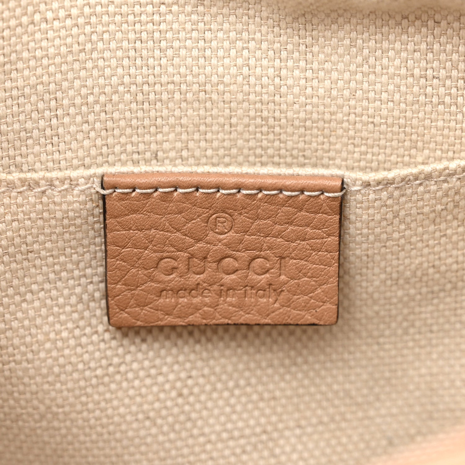 Gucci Pebbled Calfskin Small Soho Disco Bag Camelia 6 of 11