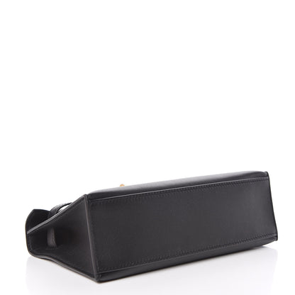 Hermes Swift Kelly Pochette Clutch Black 5 of 31