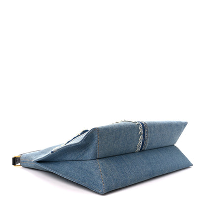 Tom Ford Denim Patchwork Alix Shoulder Bag Blue 5 of 12
