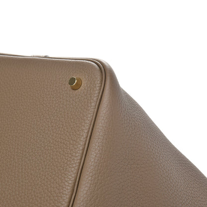 Hermes Taurillon Clemence Picotin Lock 22 MM Etoupe 8 of 9