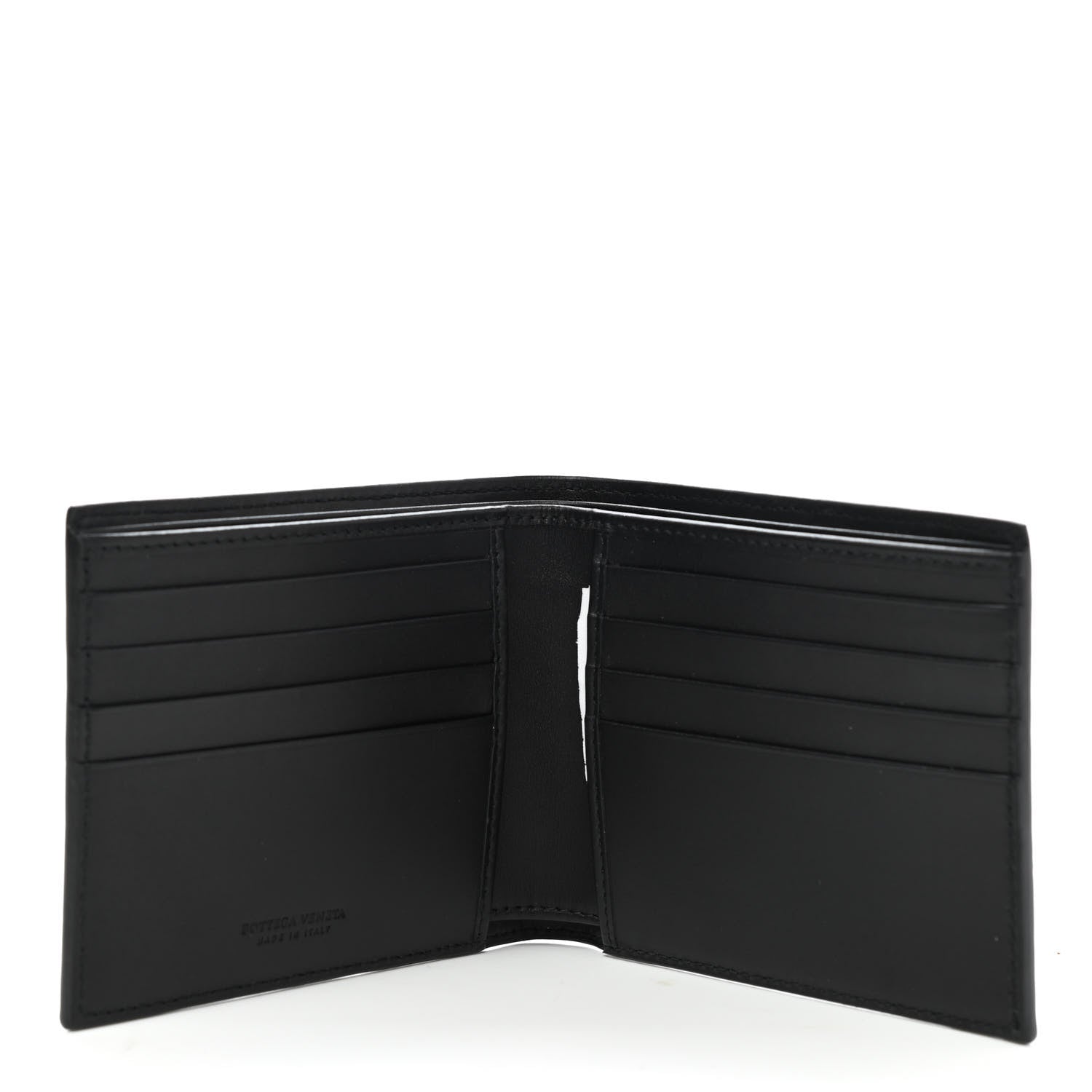 Bottega Veneta Nappa Intrecciato Bi-Fold Wallet Black 5 of 8