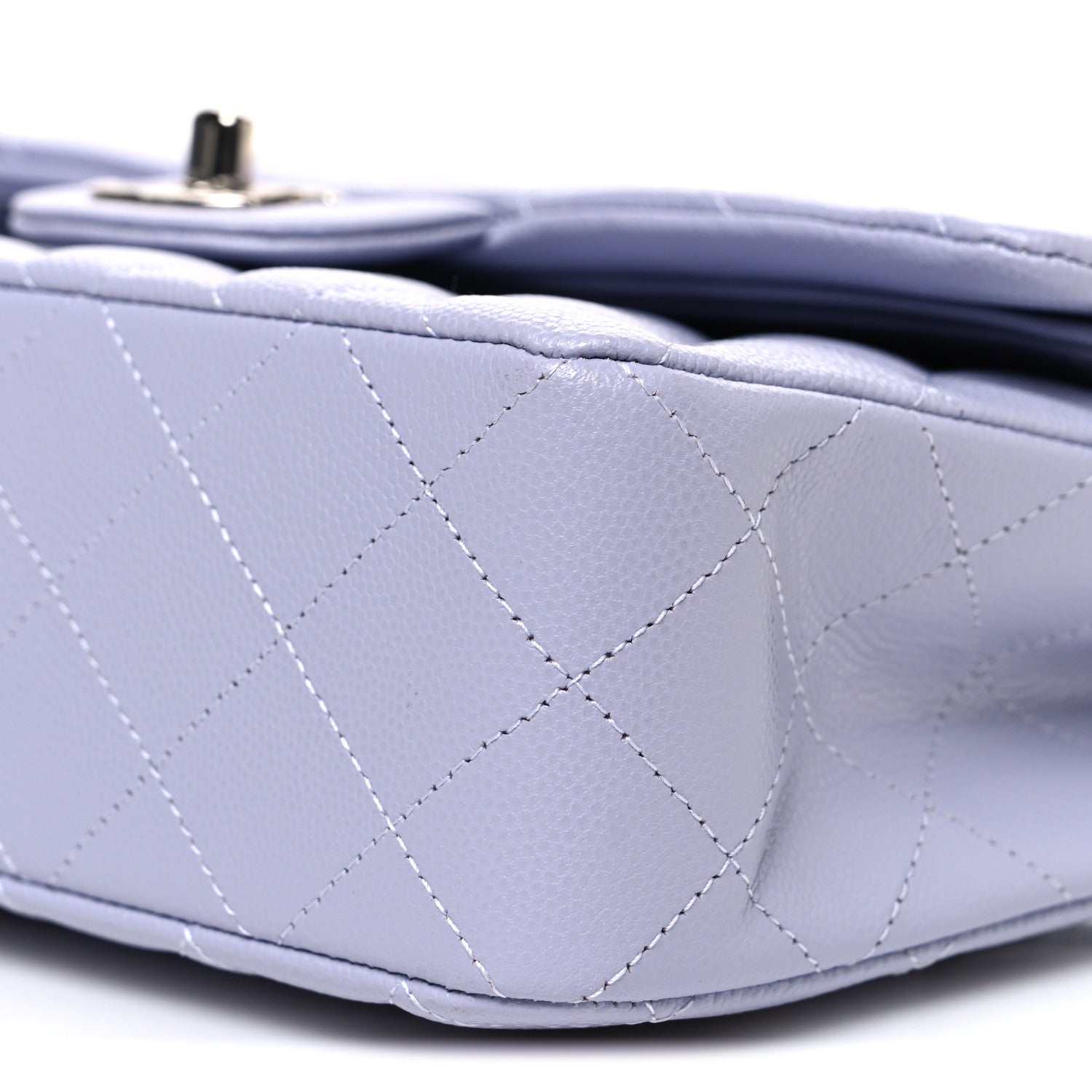 Chanel Caviar Quilted Small Double Flap Light Purple 10 of 10