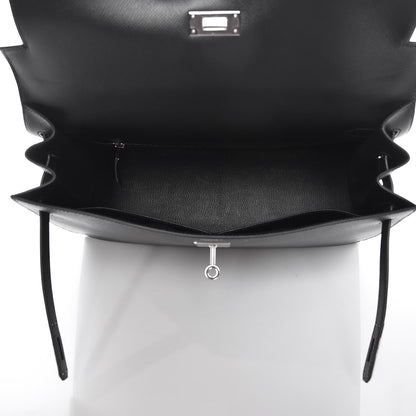 Hermes Epsom Kelly Sellier 35 Black 5 of 37