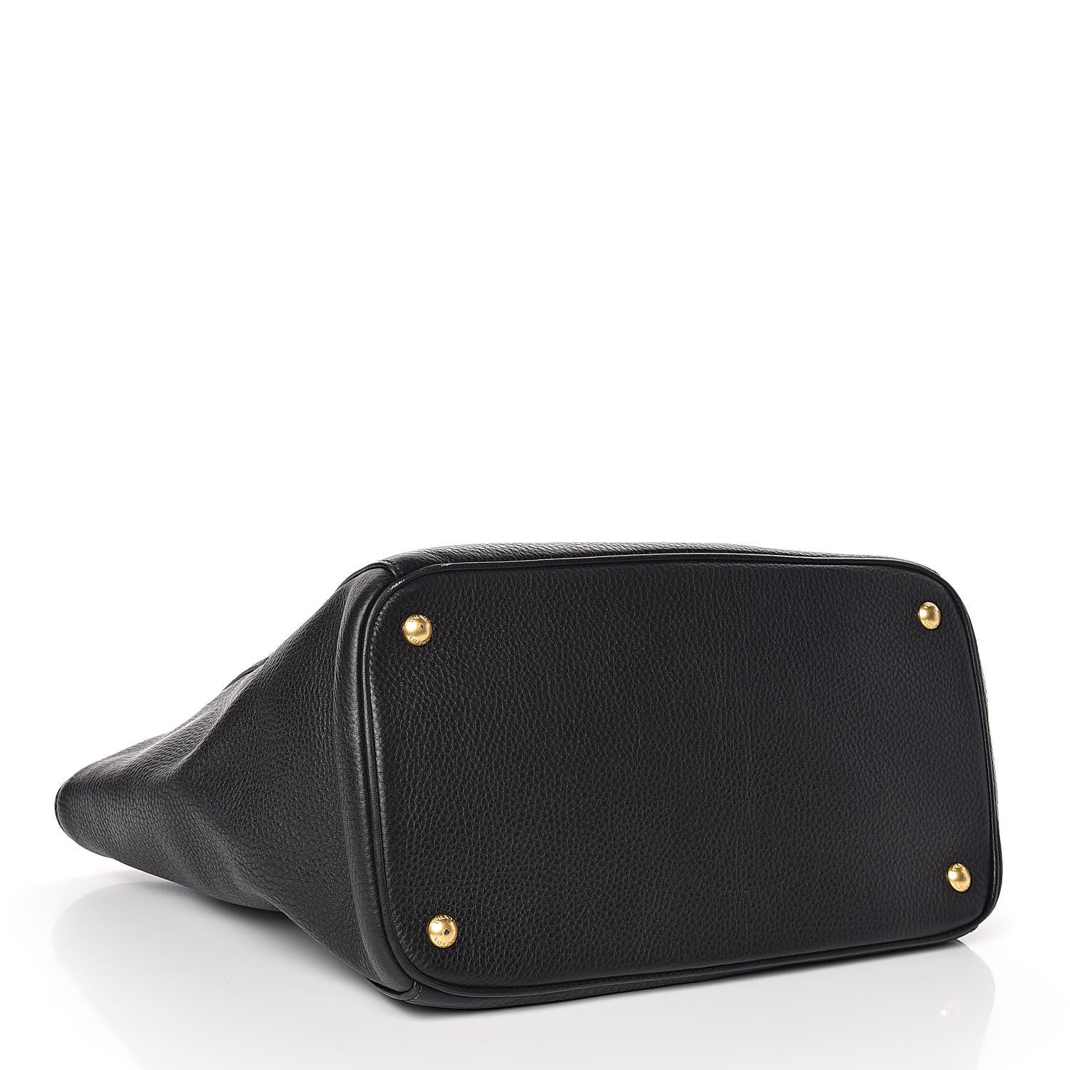 Prada Vitello Daino Tote Black 4 of 12