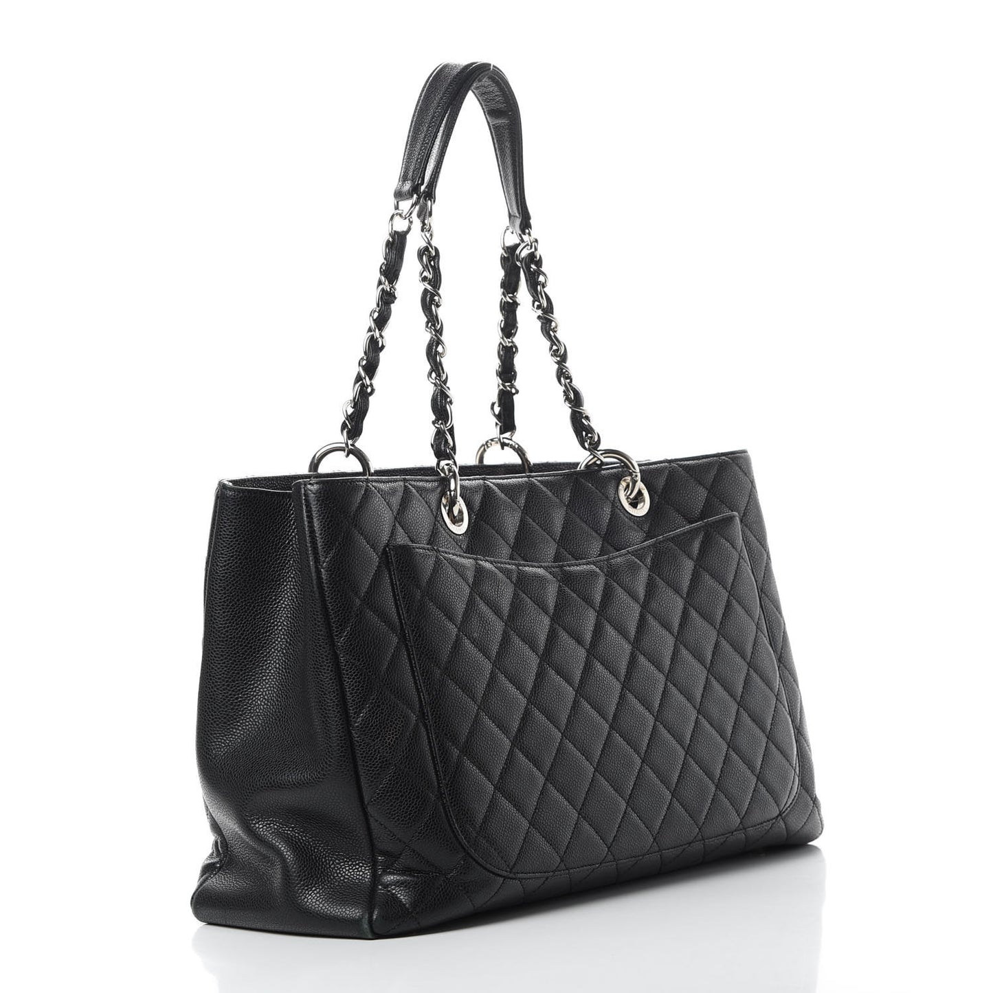 Caviar Quilted XL Grand Shopping Tote GST Black