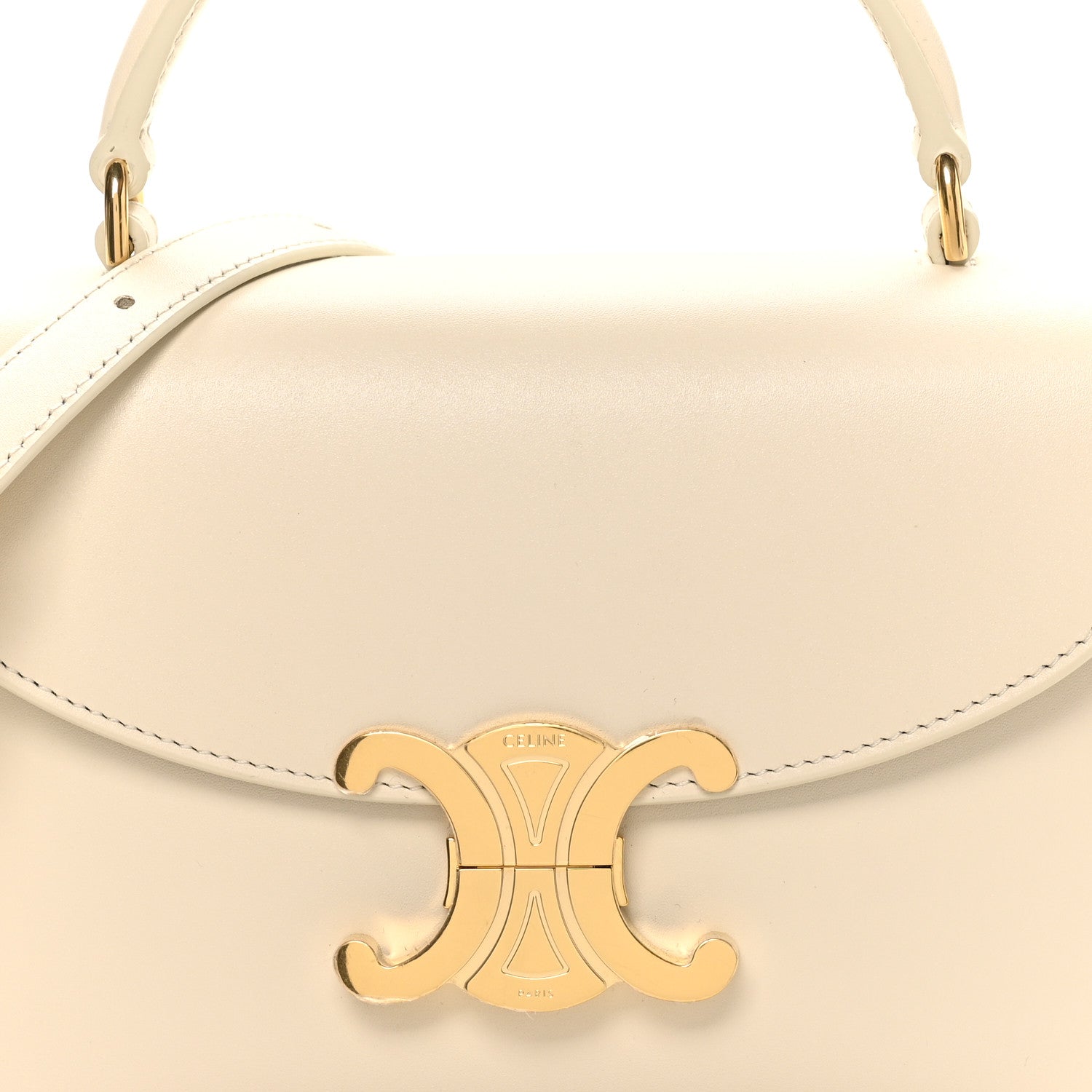 Celine Smooth Satinated Calfskin Teen Nino Rice 7 of 9