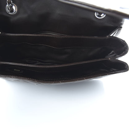 Chanel Lambskin Quilted Large 3 Flap Brown 5 of 11