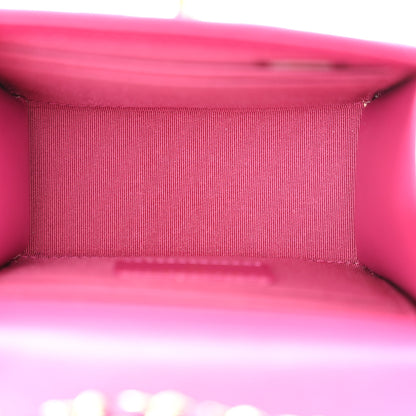 Chanel Lambskin Quilted Mini Trendy CC Clutch With Chain Fuchsia 5 of 11