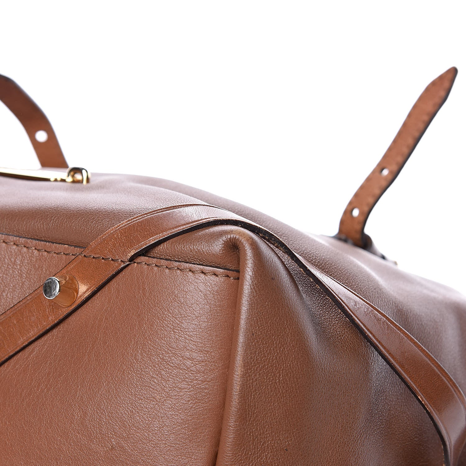 Burberry Calfskin House Check Small Salisbury Tote Brown 14 of 18