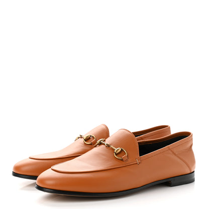 Gucci Lambskin Womens Brixton Horsebit Loafers 39 Crystal Copper 3 of 11